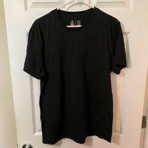 BRIXTON Basics Pocket Tee Mens L Large Black Shirt